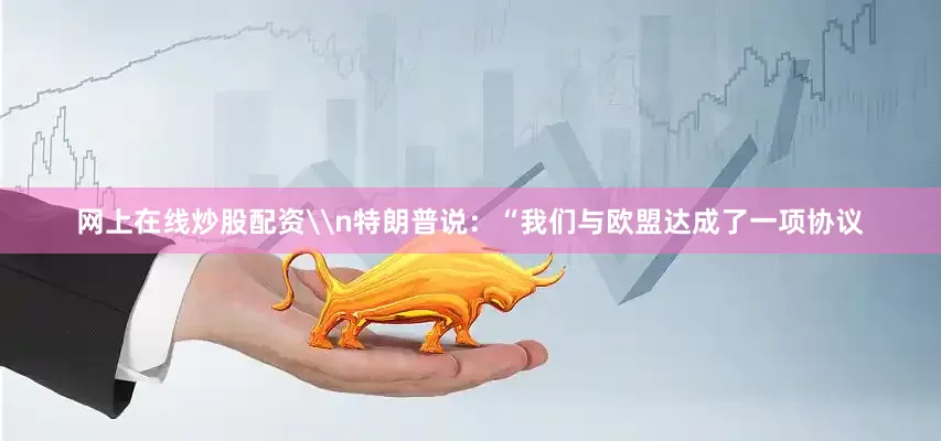 网上在线炒股配资\n特朗普说：“我们与欧盟达成了一项协议
